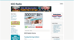 Desktop Screenshot of kxoradio.com